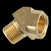 Brass 45 Degree Street Elbow, Male (3/8-18 NPT), Female (3/8-18 NPT)