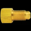 Brass Adapter, Female(3/8-24 Inverted), Male(3/8-24 Bubble)