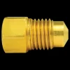 Brass Adapter, Female(3/8-24 Inverted), Male(M13x1.5 Bubble)