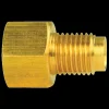 Brass Adapter, Female(7/16-24 Inverted), Male(3/8-24 Inverted)
