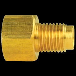 Brass Adapter, Female(7/16-24 Inverted), Male(3/8-24 Inverted)