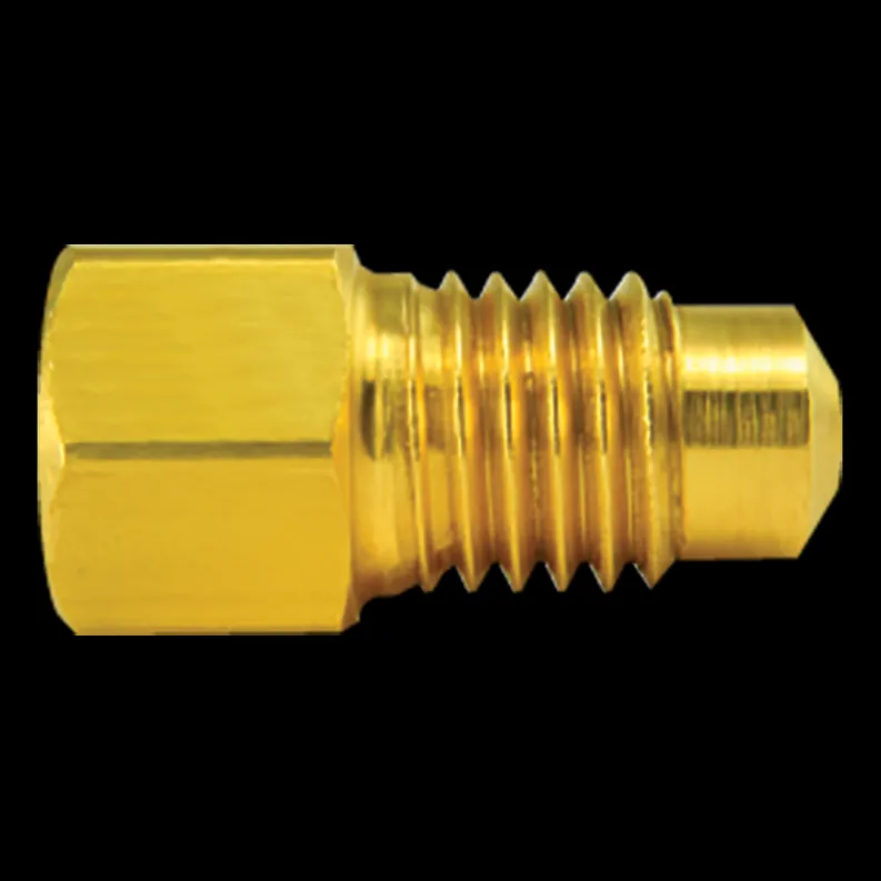 Brass Adapter, Female(M10x1.0 Inverted), Male(M11x1.5 Bubble)