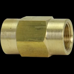 Brass Brake Line Union, 6mm (M12x1.0 Bubble)