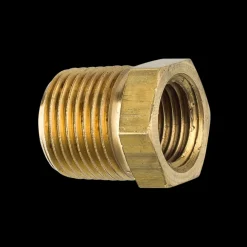 Brass Bushing, Male (3/8-18 NPT), Female (1/4-18 NPT)