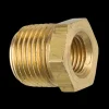 Brass Bushing, Male (1/2-14 NPT), Female (1/4-18 NPT)