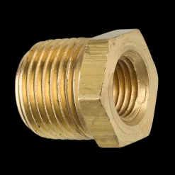 Brass Bushing, Male (1/2-14 NPT), Female (1/4-18 NPT)