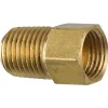 Brass Connector, Female (1/2-20 Inverted), Male (1/4-18 NPT)