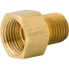Brass Connector Fitting - F(5/8-18 I), M(1/4 NPTM), Bag of 1
