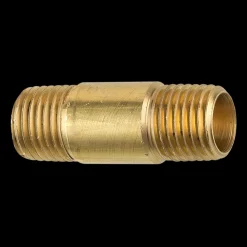 Brass Long Nipple, 1-1/2 Length, Male (1/4-18 NPT)