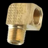 Brass Street Elbow, Male (1/8-27 NPT), Female (1/8-27 NPT)