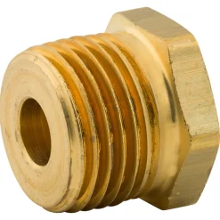 Bushing, Brass, 1/2 NPTM, 1/8 NPTF, Bag of 1