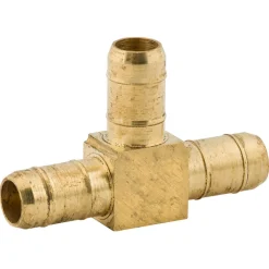 Clamp Union Tee, Brass, 5/16", Bag of 1
