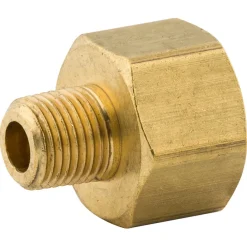 Connector, Brass, F(5/8-18 I), M(1/8 NPTM), Bag of 1