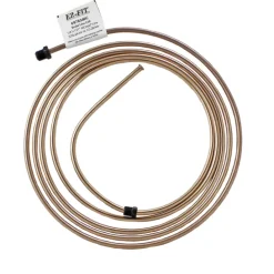 EZ-Fit Nickel Copper Brake Line - 1/4" x 131", (7/16-24 I)(1/2-20 I)