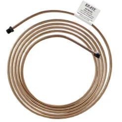 EZ-Fit Nickel Copper Brake Line - 1/4" x 141", (7/16-24 I)(1/2-20 I)