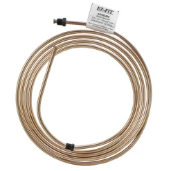 EZ-Fit Nickel Copper Brake Line - 1/4" x 127", (7/16-24 I)(1/2-20 I)
