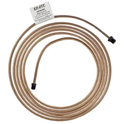EZ-Fit Nickel Copper Brake Line - 1/4" x 147" (7/16-24 I)(1/2-20 I)