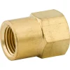 F Connector, Brass, F(7/16-24 I), F(1/8 NPT), Bag of 1