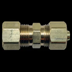 Fuel Line Compression Union - 3/8 Steel to 3/8 Nylon