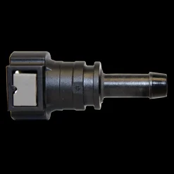 Fuel Line Quick Connect - Straight Push-On 3/8 Steel to 3/8 Nylon - 2 per Bag