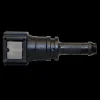 Fuel Line Quick Connect - Straight Push-On 1/4 Steel to 5/16 Nylon - 1 per Bag