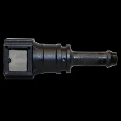Fuel Line Quick Connect - Straight Push-On 1/4 Steel to 5/16 Nylon - 1 per Bag