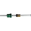 Galvanized Steel Brake Line Adapter 3/16" x 8" (3/8-24 I) (1/2-20 I)