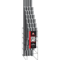 Galvanized Steel Brake Line Floor Display - Domestic Lines