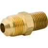 Male Connector, Brass, M(5/8-18 SAE), M(1/4 NPT),Bag of 1