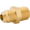 Male Connector, Brass, M(5/8-18 SAE), M(3/8 NPT),Bag of 1