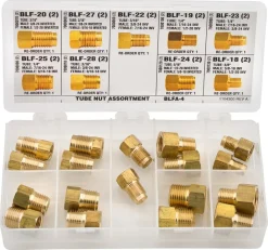 Master Cylinder Adapter Fitting Assortment, 9 SKU, BLFA-4