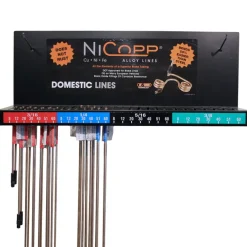 NiCopp Wall Display for Domestic Lines with Installer Assortment