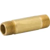 (1/4" NPTM) 2" Nipple, Brass, Bag of 1