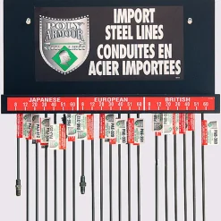Poly-Armour PVF Steel Wall Display Import Lines
