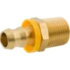 Push-On, Brass, 1/2" (1/2 NPTM), Bag of 10