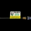 PVF Steel Brake Line Adapter, 3/16" x 8" (3/8-24 Inverted)(M12x1.0 Bubble)