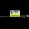 PVF Steel Brake Line Adapter, 3/16" x 8" (3/8-24 Inverted)(M13x1.5 Bubble)
