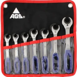 Ratcheting Line Wrench SAE & Metric Kit