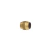 Sleeve Compression, Brass, 1/8", Bag of 10