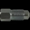 Steel Adapter, Female(3/8-24 Bubble), Male(7/16-20 Bubble)