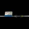 Steel Brake Line Adapter, 1/4 x 8 (7/16-24 Inverted)(7/16-24 Inverted)