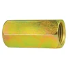Steel Brake Line Union, 3/16" (3/8-24 Bubble)