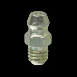 Steel Straight Grease Fitting, 12.8mm Length, Male (6x1.0mm)