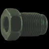 Steel Tube Nut, OL, 6mm (M12x1.0 Bubble)