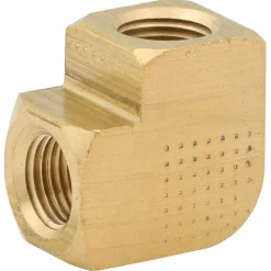 Street Elbow, Brass, 1/8 NPTF, 1/8 NPTF, Bag of 1