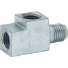 Trailer Tee, Brass, 3/16" (3/8-24 I), Bag of 1