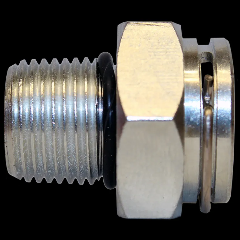 Transmission Line Connector 3/8" x 3/8-18 Chevrolet 2002-1988, GMC 2002-1988