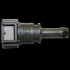 Transmission Line Quick Connector - 3/8" Straight Push Quick Connect to Rubber
