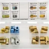1/4" Tube Nut, Union, Adapter Fitting Assortment, 8 SKU, BLFA-9
