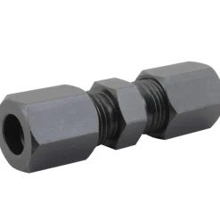 Union Compression, High Pressure, Black Oxide Coated Steel, 3/8"